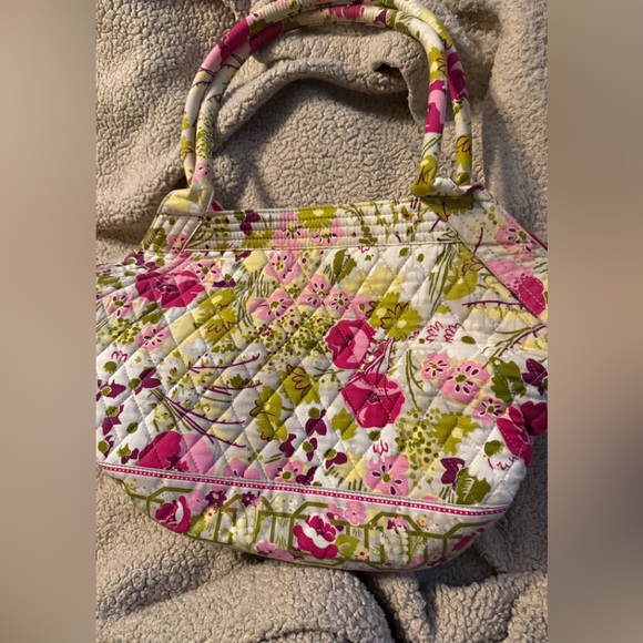 Vera Bradley pleated tote Make Me Blush - Picture 1 of 5